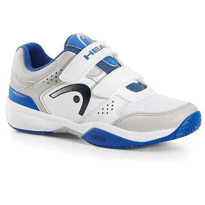 Head Kids Lazer Velcro Junior Tennis Shoes - White/Blue - main image